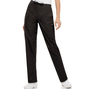 Landau Women's Black Classic Cargo Drawstring Pant